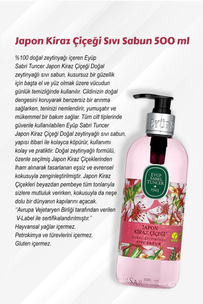Sabun Paket Artisan Cappucino, Çeşme Limonu, Japon Kiraz Çiçeği, Beyaz Sabun, Zeytinyağlı ve Rosie