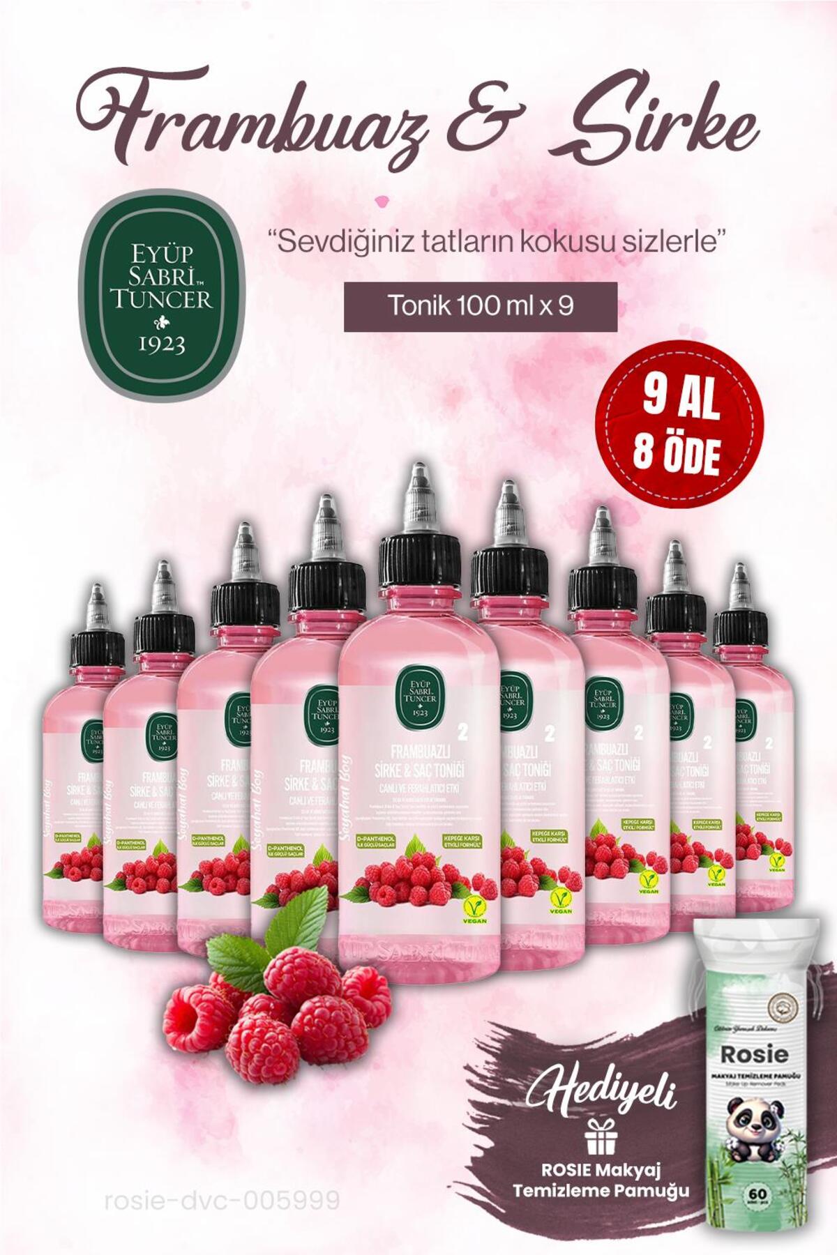 EST 9 AL 8 ÖDE Frambuaz Sirke Tonik 100 ml, ROSIE makyaj pamuğu