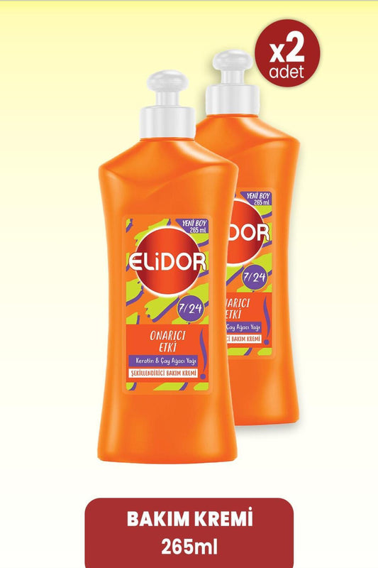 Bakım Kremi Onarıcı Etki Keratin & Çay Ağacı Yağı 265 ml x 2 Adet