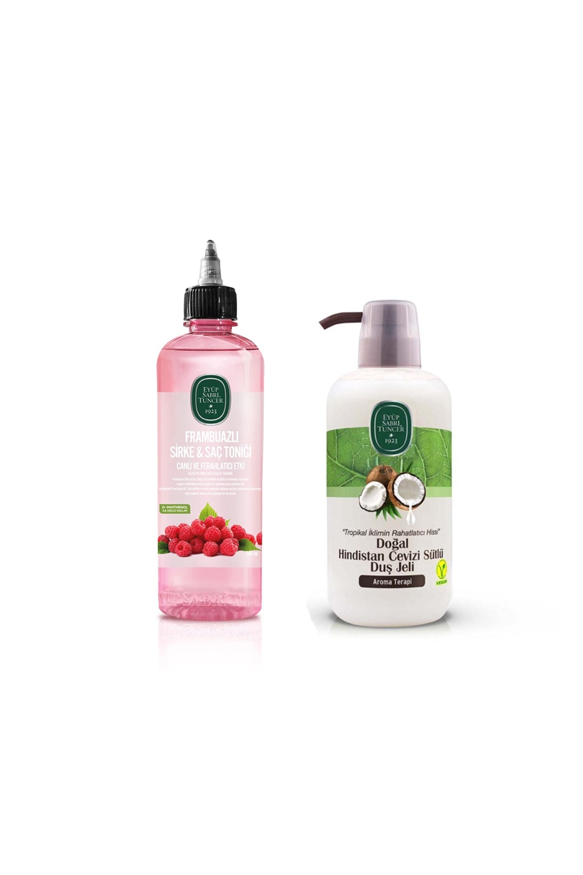 Frambuazlı Sirke & Saç Toniği 500 Ml Ve Hindistan Cevizi Sütlü Duş Jeli 600 Ml