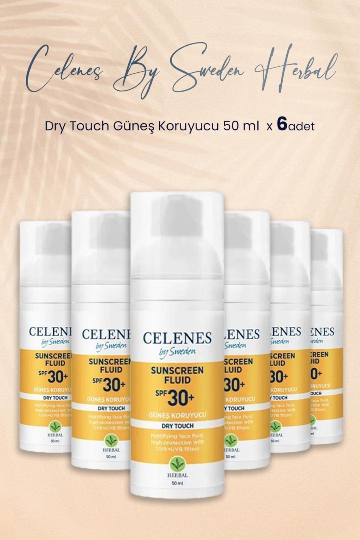 By Sweden Herbal Dry Touch Güneş Koruyucu 30 Spf 50 ml x 6 Adet
