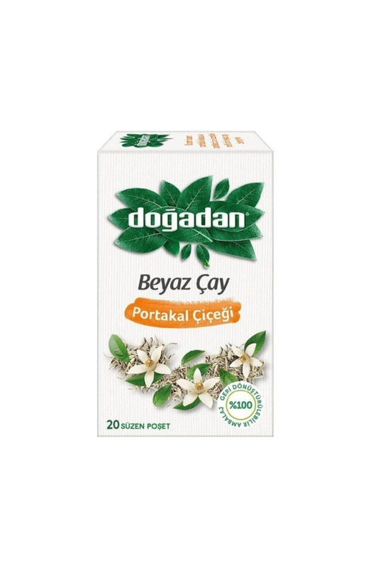 Beyaz Çay Portakal Çiçeği 20'li Poşet X 4 Adet