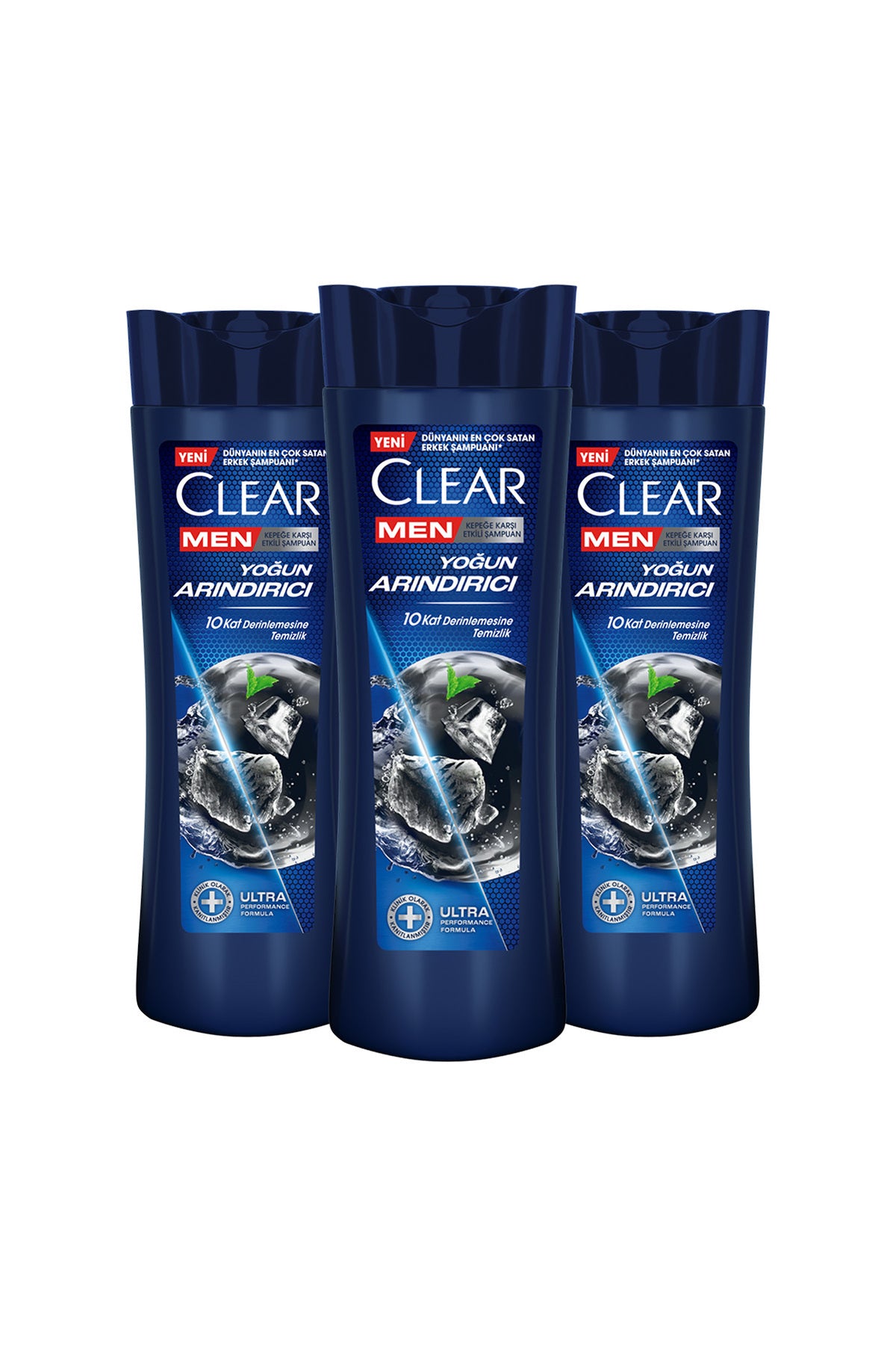 Men Kepeğe Karşı Etkili Şampuan Yoğun Arındırıcı 350 ml x3