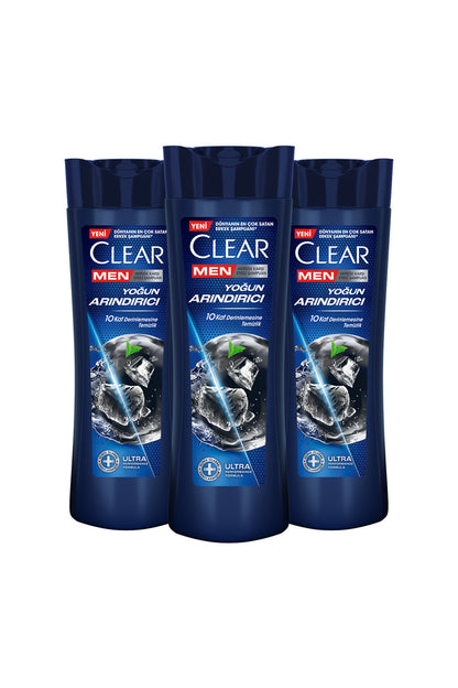 Men Kepeğe Karşı Etkili Şampuan Yoğun Arındırıcı 350 ml x3
