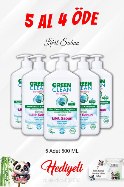 Likit Sabun 5 Al 4 Öde 500 ML ve Rosie Pamuk