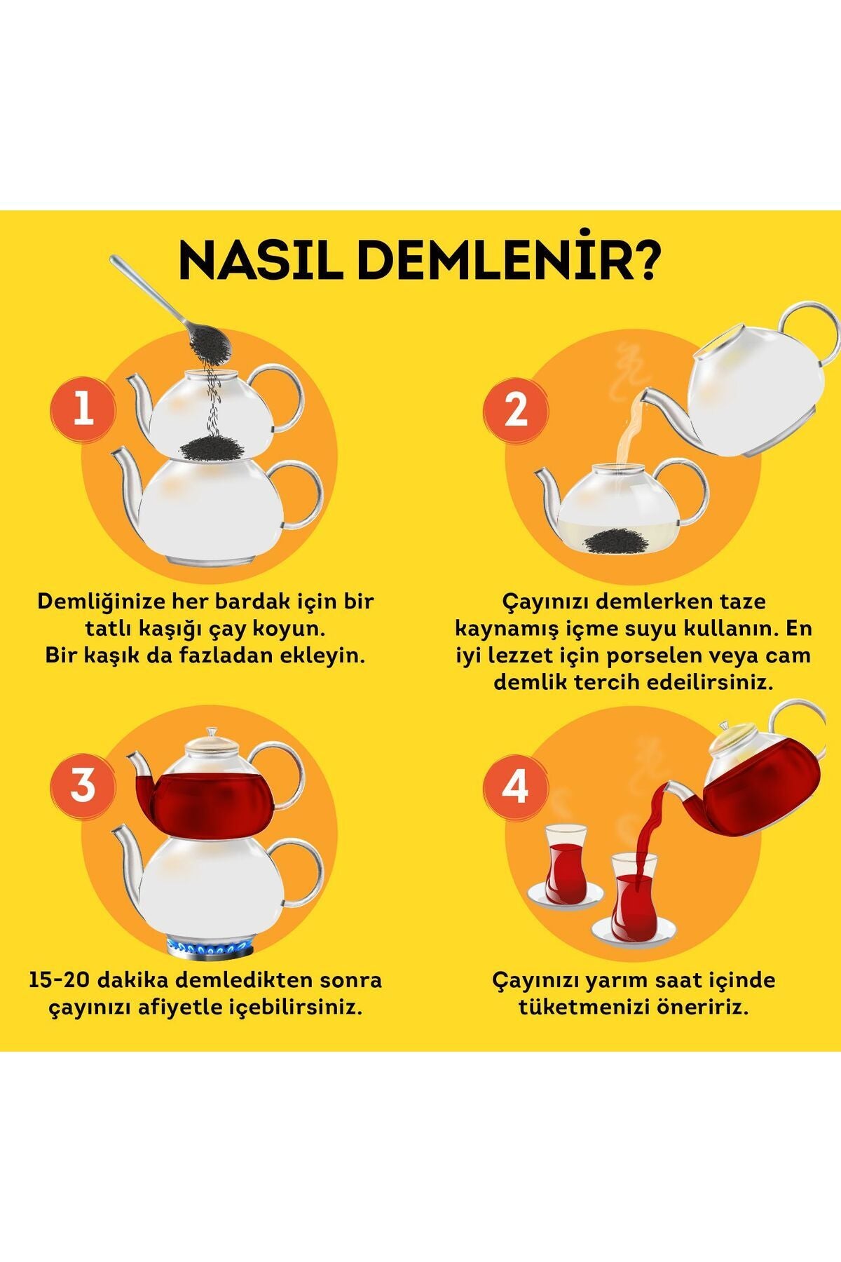 Yellow Label Dökme Siyah Çay 1000 gr