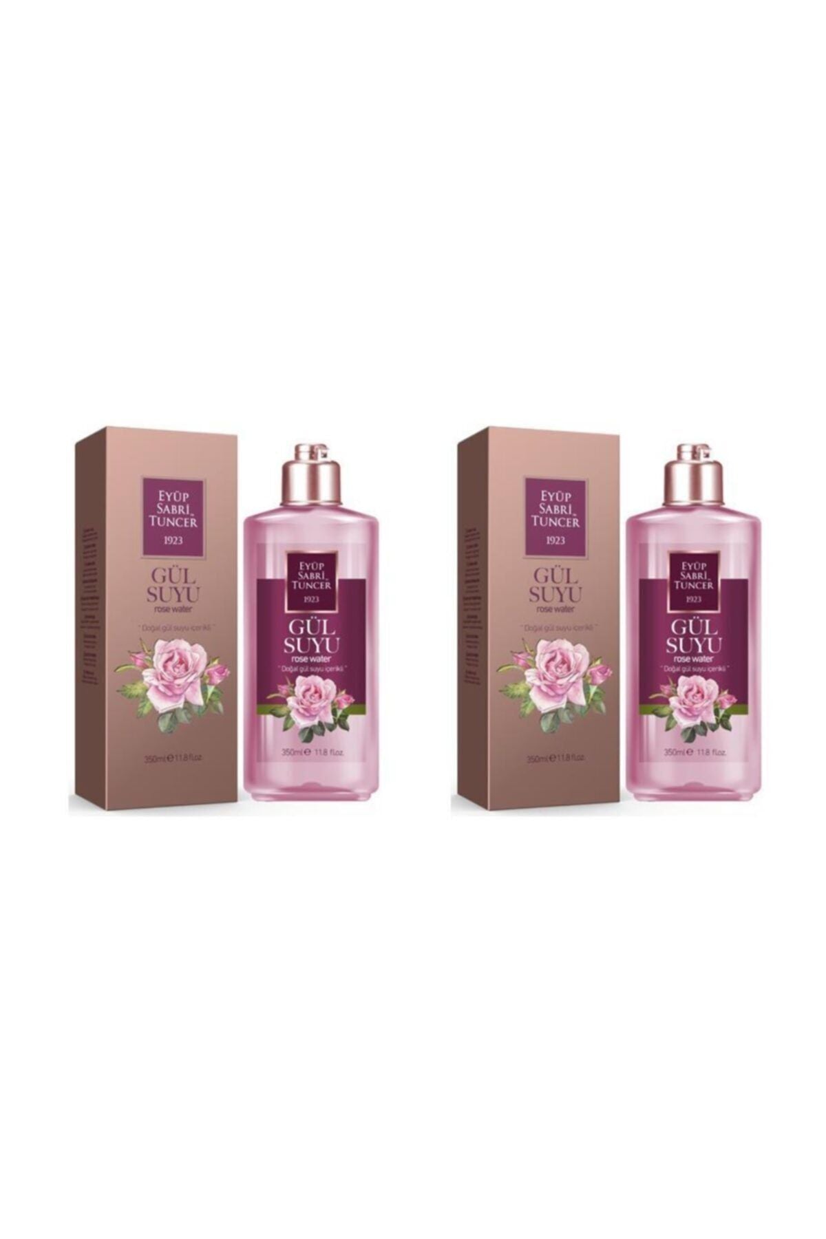 Doğal Gül Suyu 350 ml X2 Adet