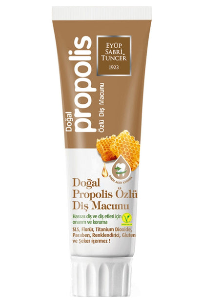 Doğal Propolis Özlü Diş Macunu 75 ml x 4 Adet