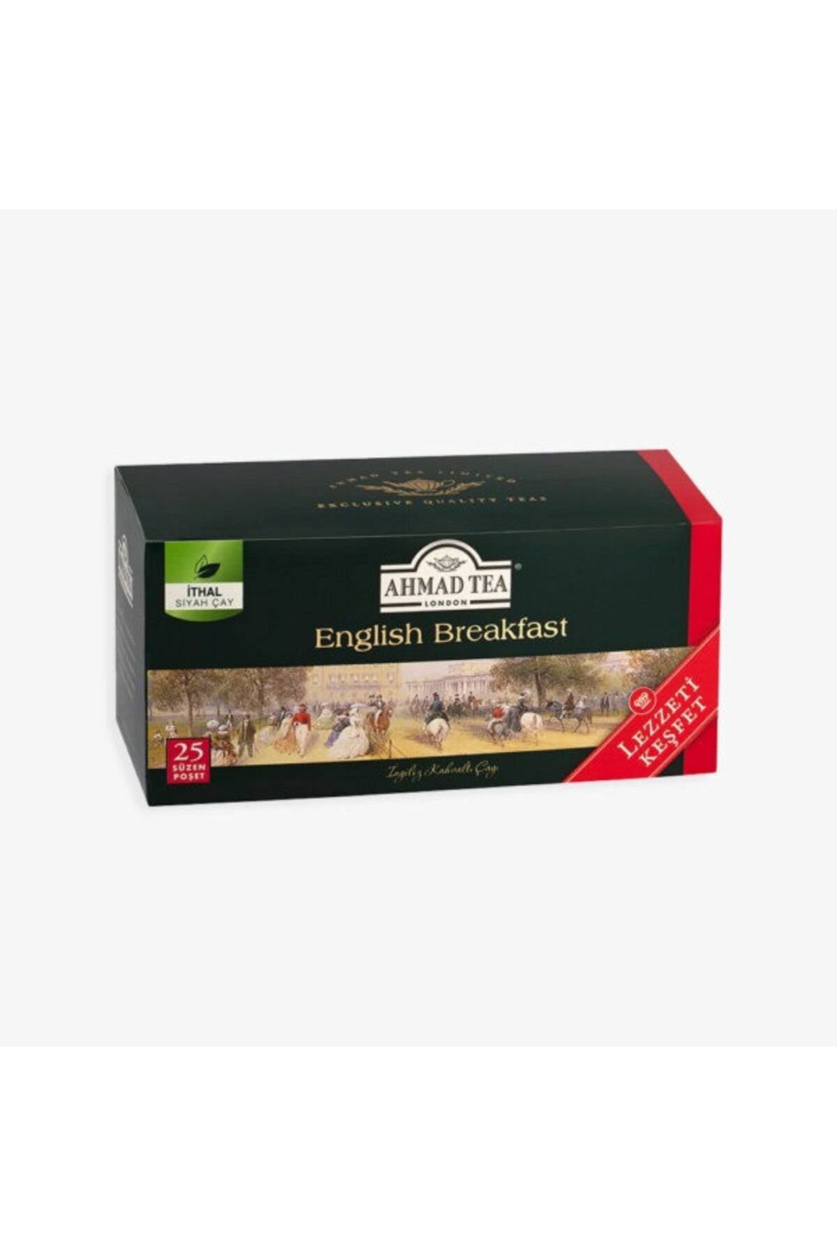 English Breakfast 25'li Bardak Poşet Çay, 7 paket ve Rakun Kupa