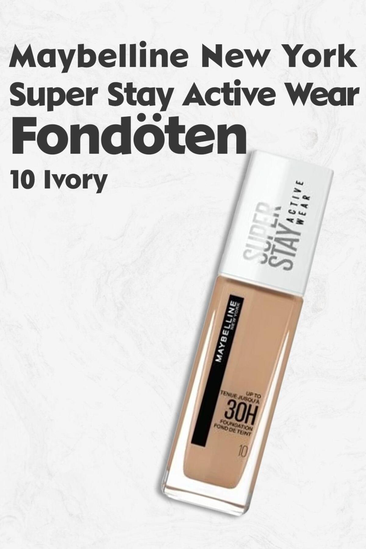 Super Stay Active Wear Fondöten 10 Ivory