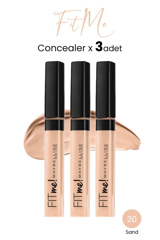 Fit Me Concealer 20 Sand x 3 adet
