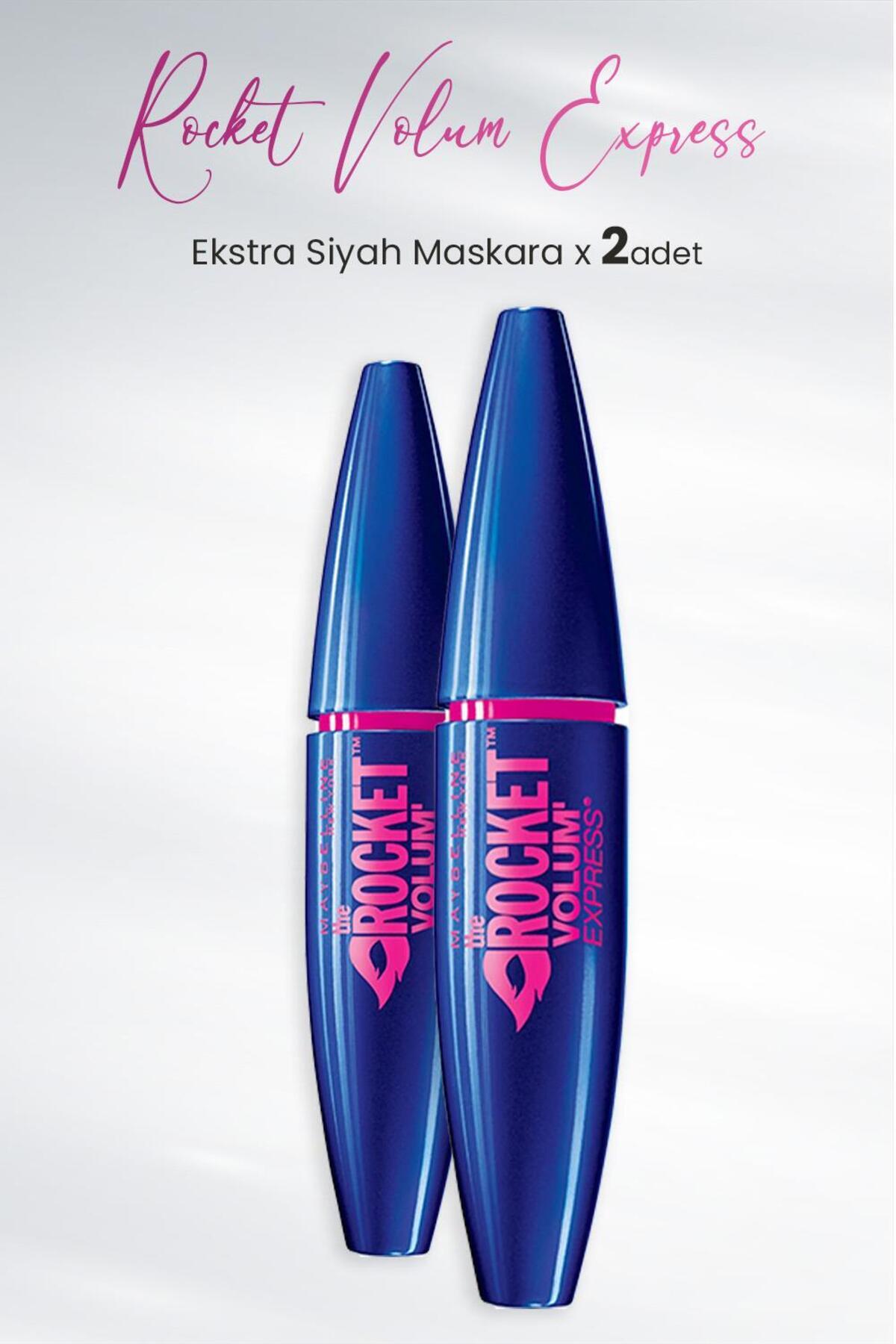 Maskara Rocket Volum Express Ekstra Siyah X 2 Adet