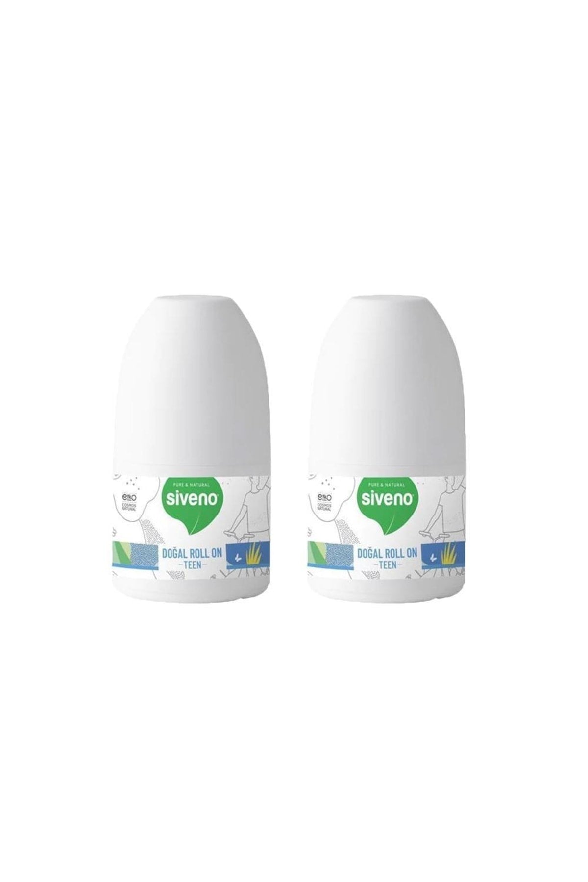 %100 Doğal Roll-on Teen Blue 50 Ml X 2