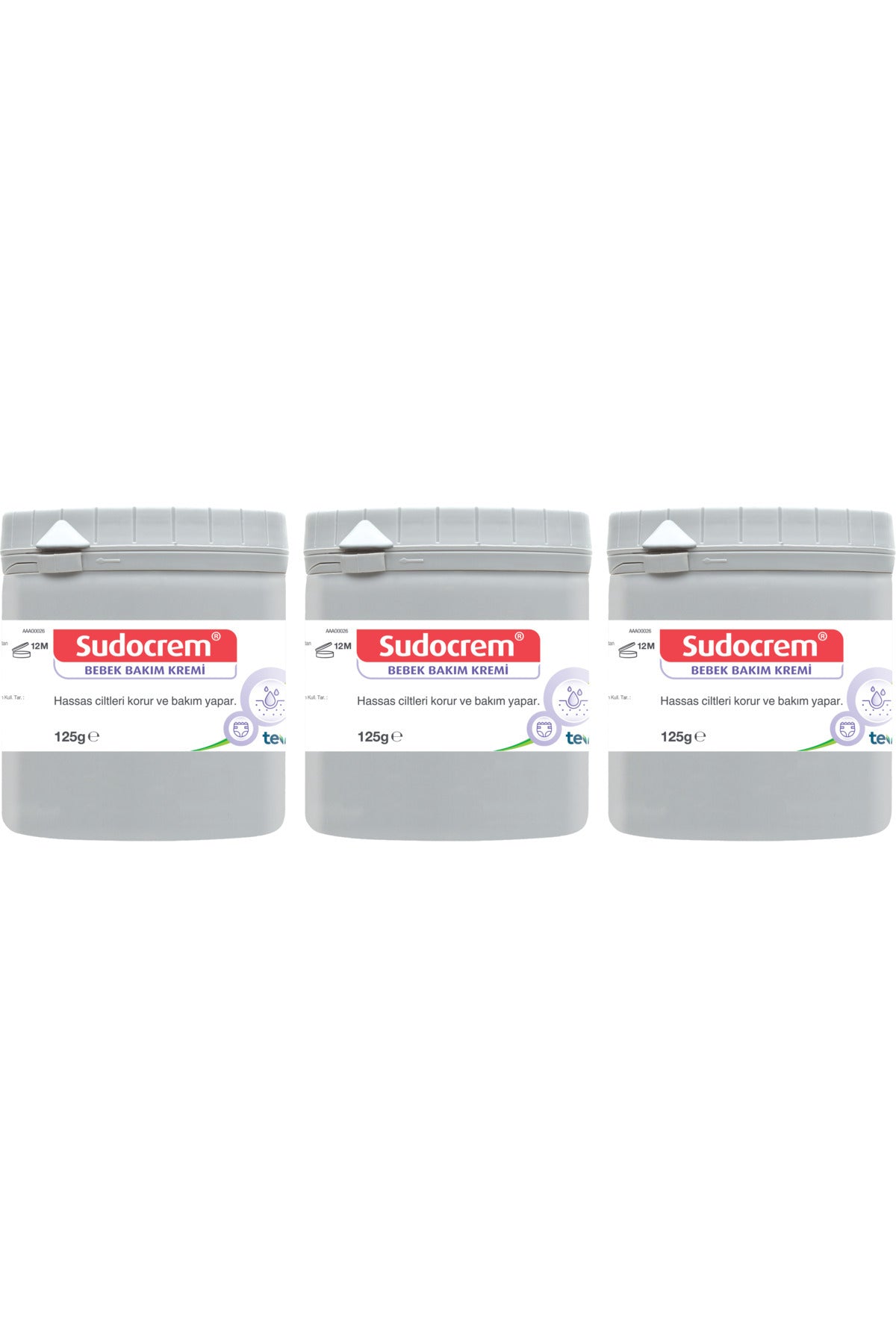 Bebek Bakım Kremi 125 gr X 3 Adet