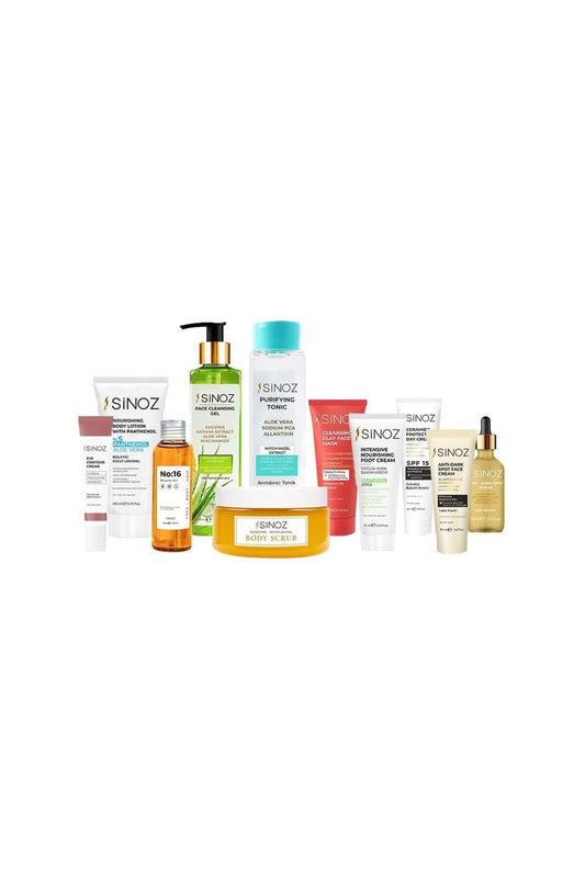 Krem, Bakım Yağı, Temizleme Jeli, Tonik, Maske, Peeling Ve Serum Seti