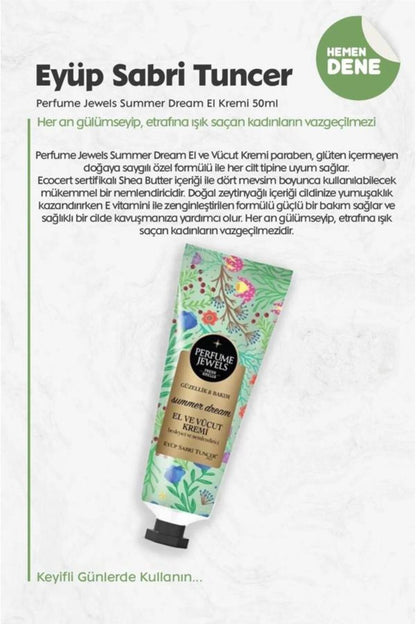 Summer Dream Krem,Vücut Spreyi Wild Beauty, Frambuaz Tonik, Macadamia Şampuan ve Rosie