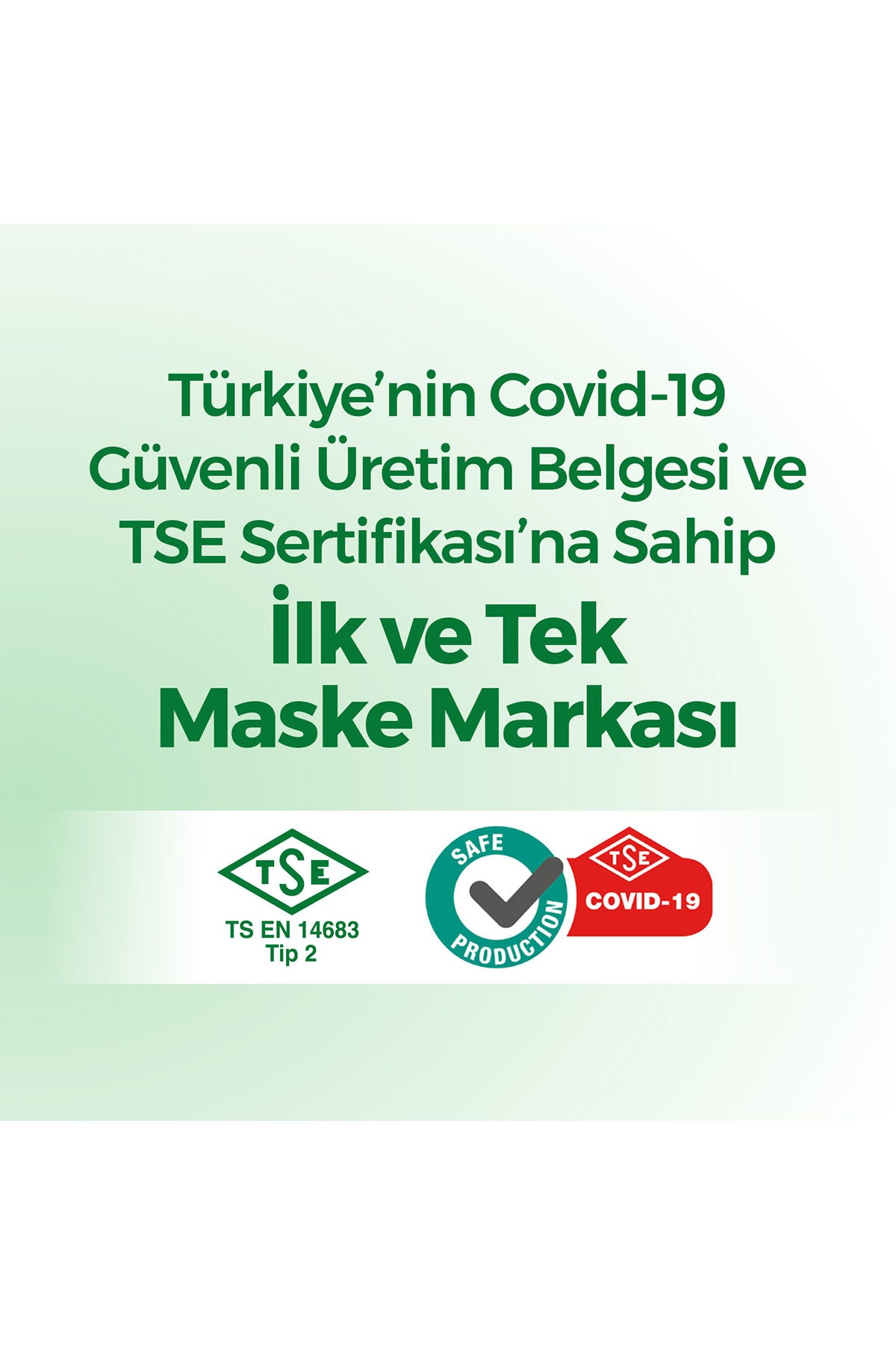 Elastik Kulaklı Çocuk Kıds Maske 100 Adet