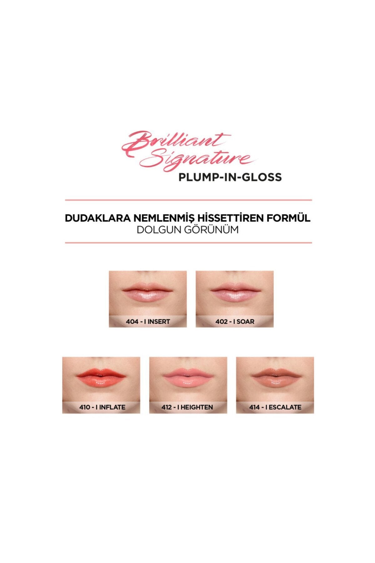 Brilliant Sign Plump In Gloss Ruj - 412 Heih