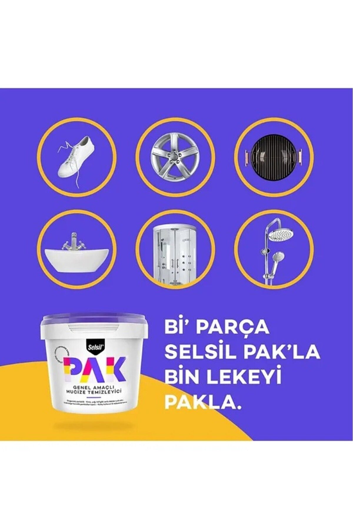 4 Adet Pak Genel Amaçlı Mucize Temizleyici Krem 4 X 500 Gr