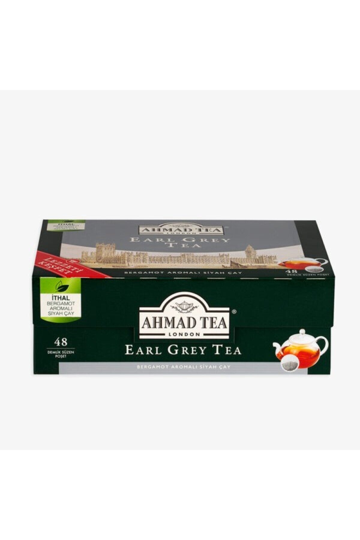 Earl Grey Demlik Poşet Çay 48’li 154 G 2 paket ve Oda Kokusu