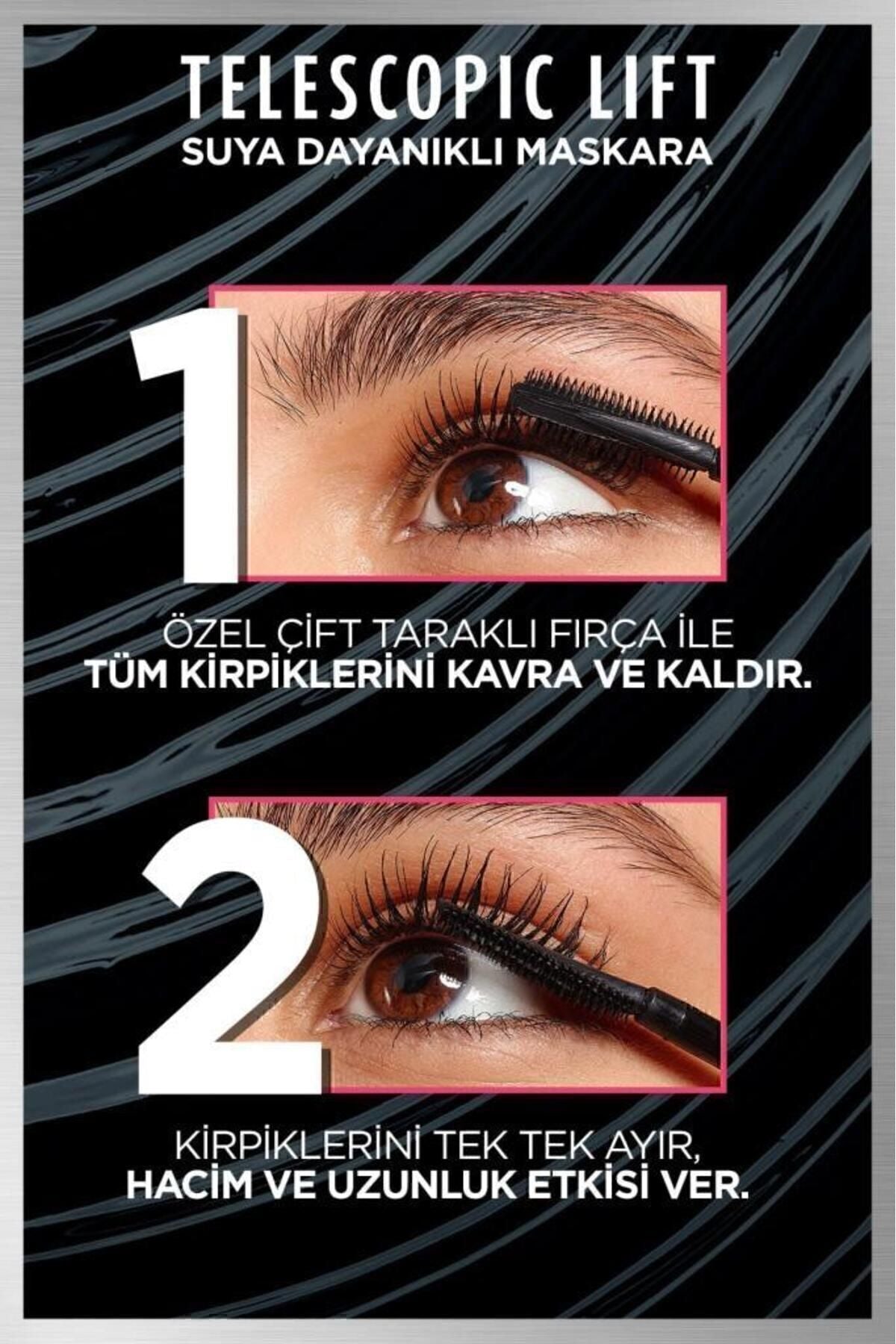 Telescopic Lift Suya Dayanıklı Maskara