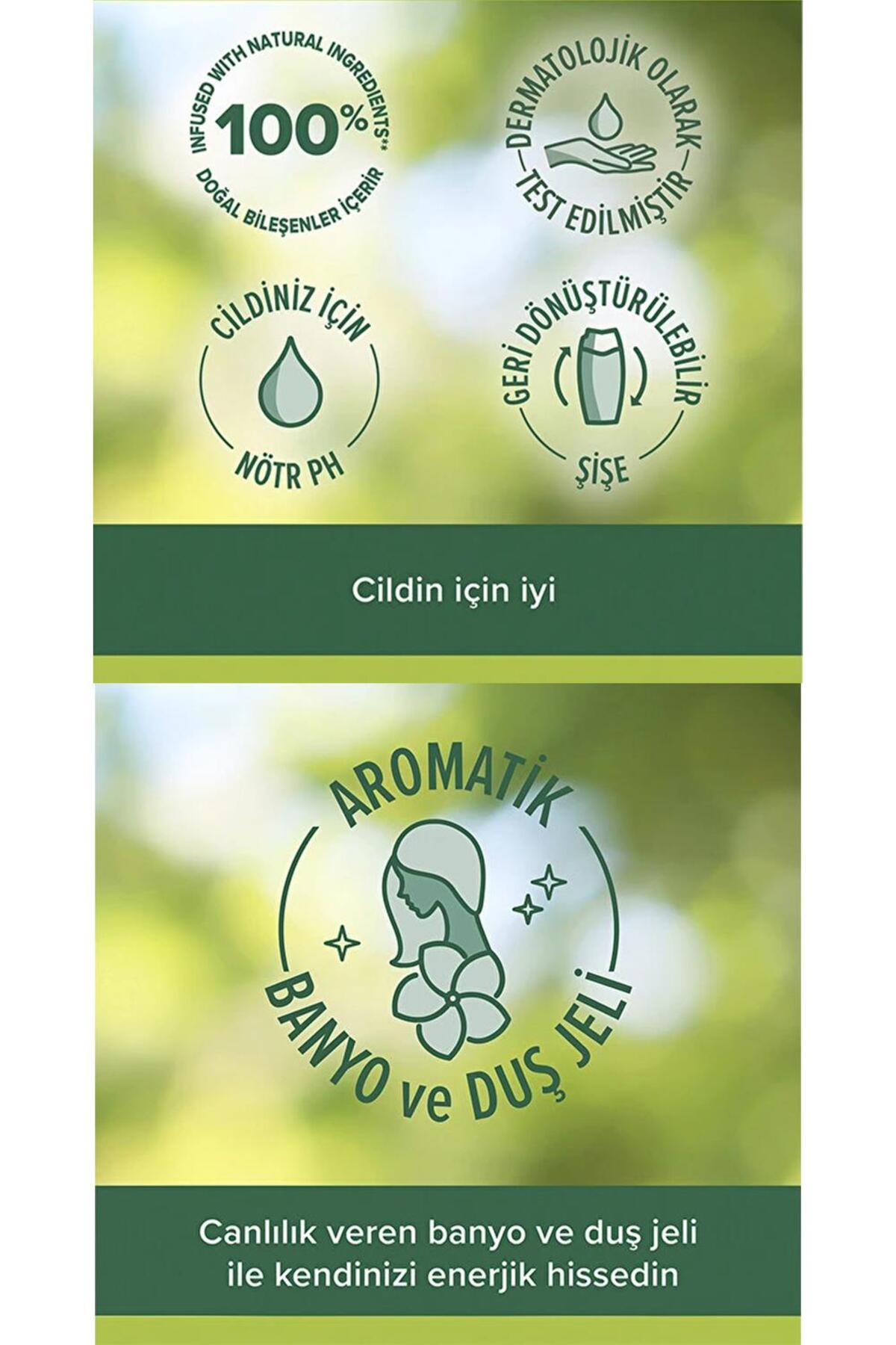 Duş Jeli Feel The Energy 750 ml,Makedemya & Şakayık Sıvı Sabun 300 ml ve ROSIE