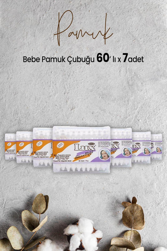 Bebe Pamuk Çubuğu 60' lı x 7 Adet