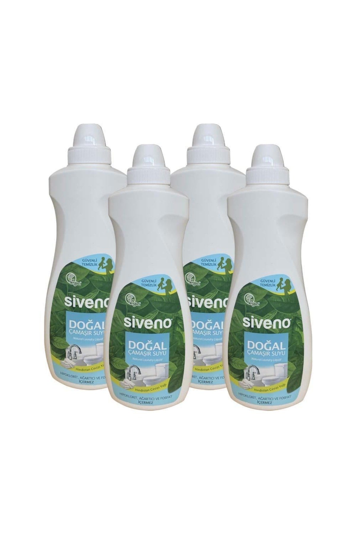 %100 Doğal Çamaşır Suyu Bitkisel Lavanta Çay Ağacı Tüm Yüzey Ve Kumaşlarda 700 ml X 4 Adet