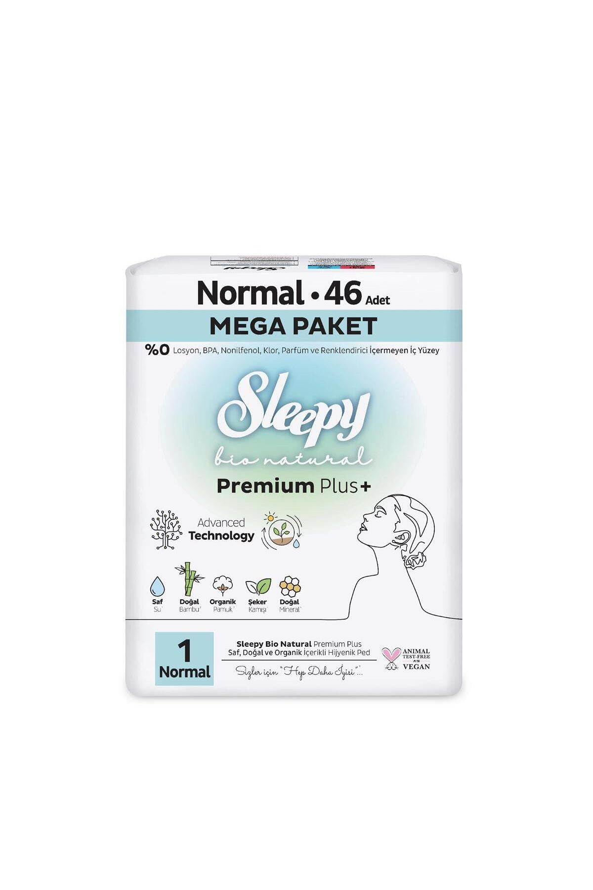 Bio Natural Normal 46, Uzun 36 Adet Mega Paket ve Rosie Pamuk
