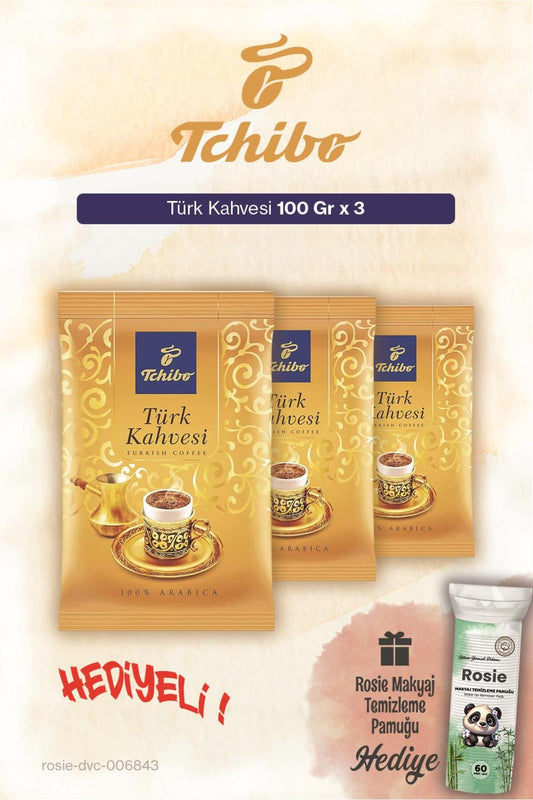 x3 Türk Kahvesi 100 Gr ve Pamuk