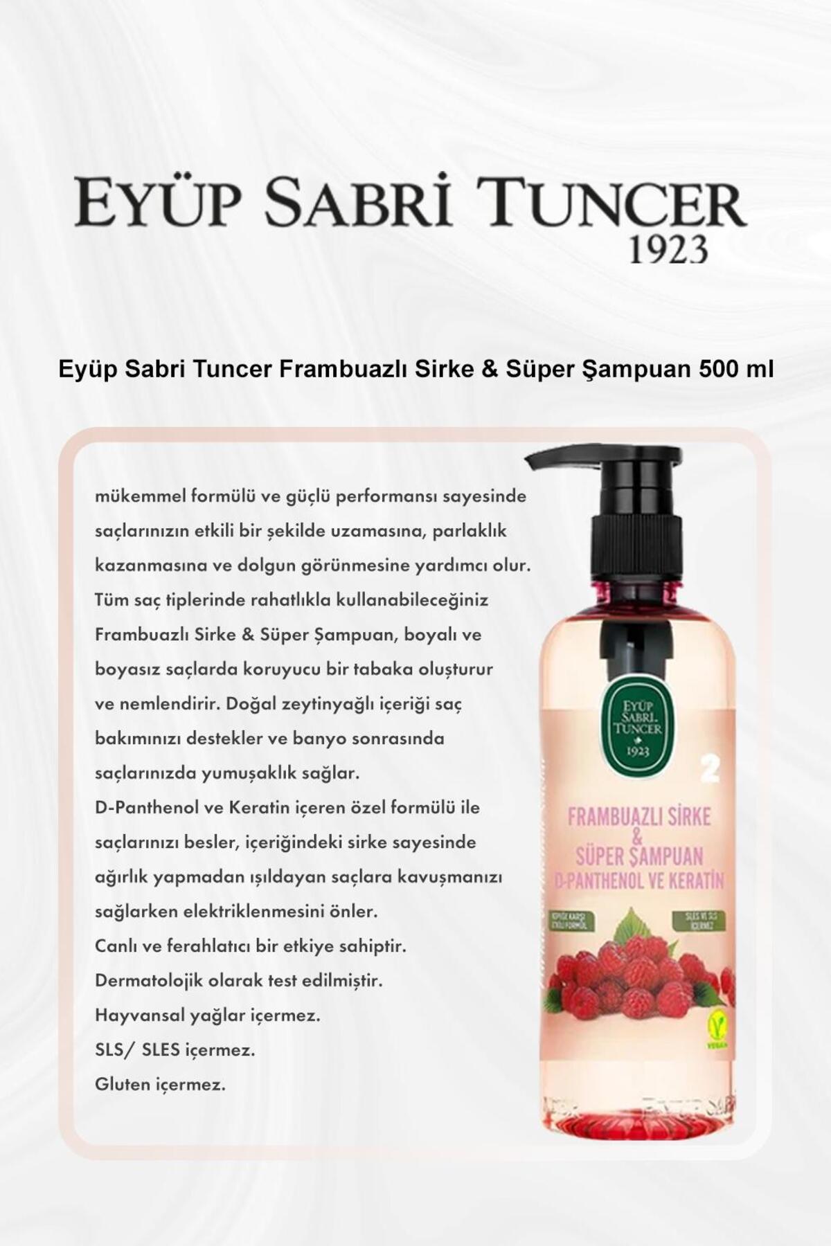 Frambuazlı Sirke & Süper Şampuan 500 ml 5 Al 4 Öde ve Rosie Pamuk