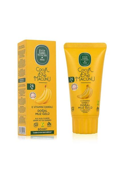 Doğal Muz Özlü Diş Macunu 2 Adet 60 ml, Rosie Hediye
