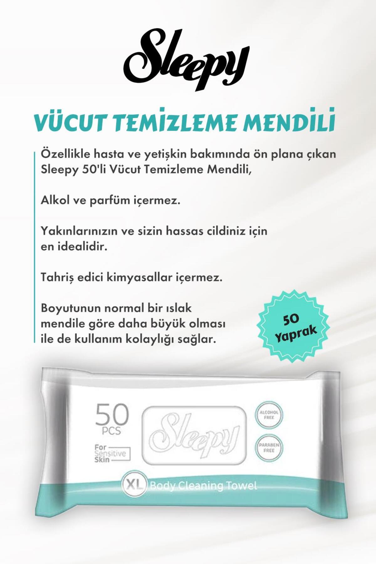 23 AL 20 ÖDE Vücut Temizleme Mendili Xl 50"li ve ROSIE