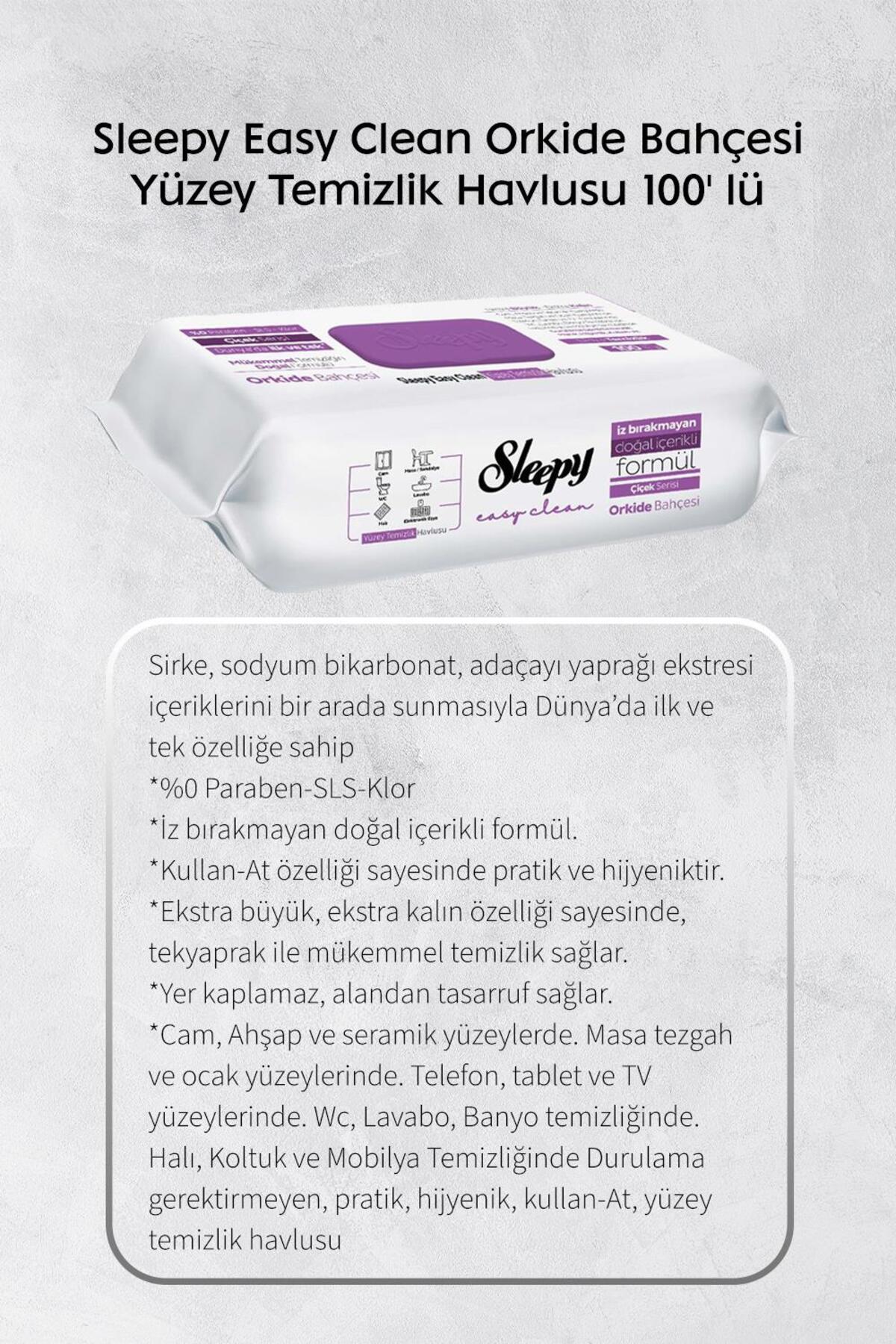 Arap ve Beyaz Sabun, Orkide ve 4 XL 50'li Çamaşır Suyu Mop Havlusu, Hediye Rosie
