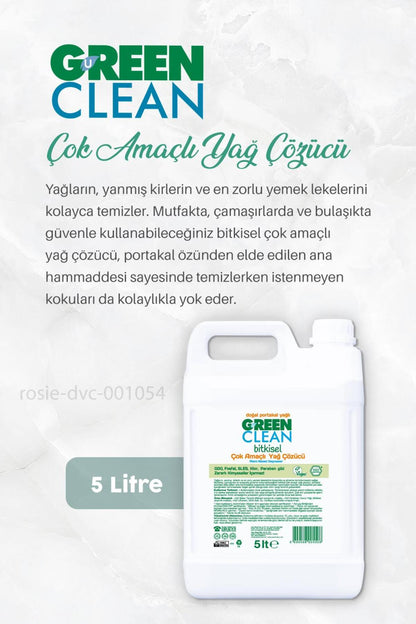 Çok Amaçlı Yağ Çözücü Portakal Yağlı 5 lt ve ROSIE