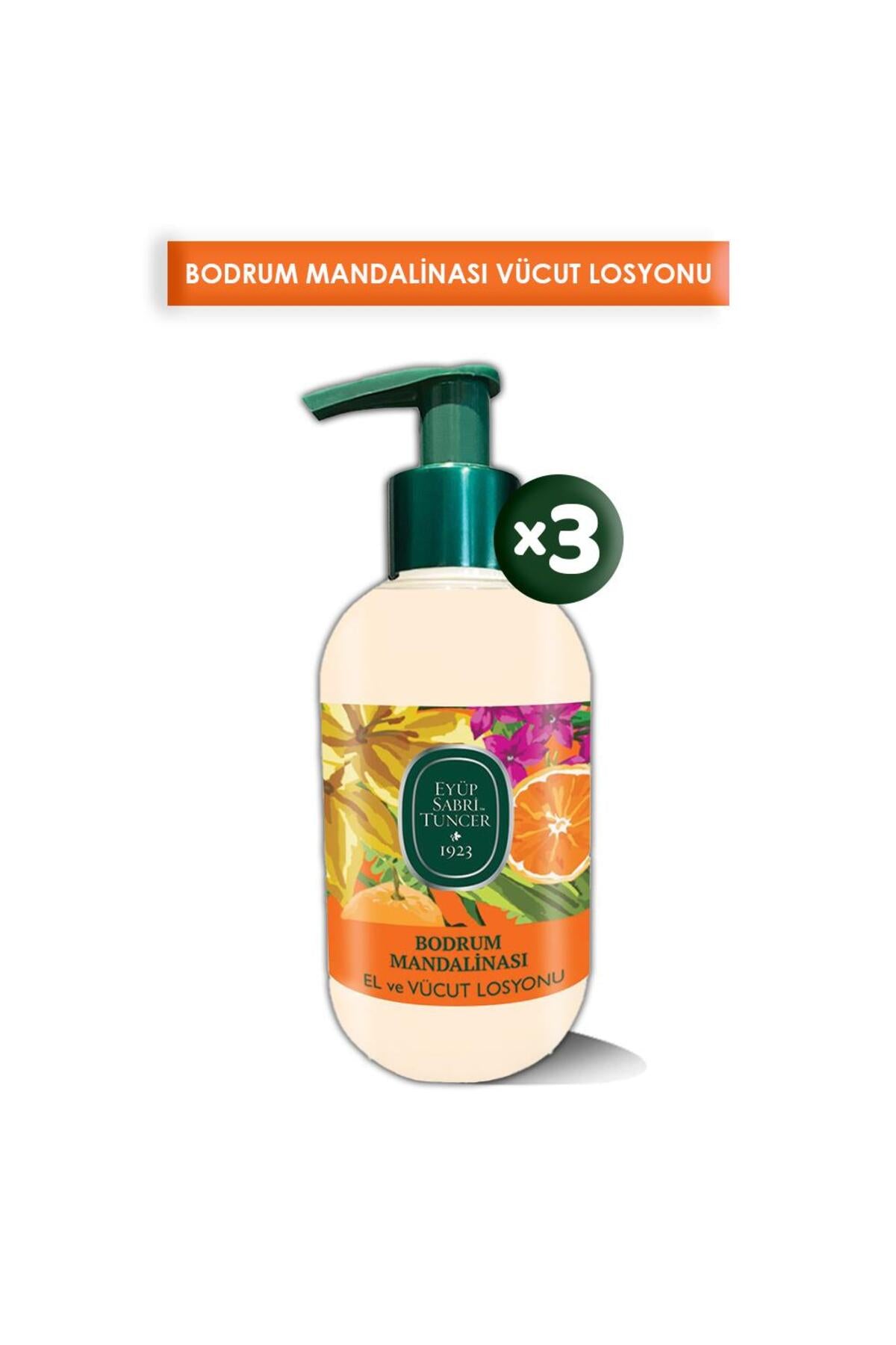 Bodrum Mandalinası El ve Vücut Losyonu 280 ml x 3