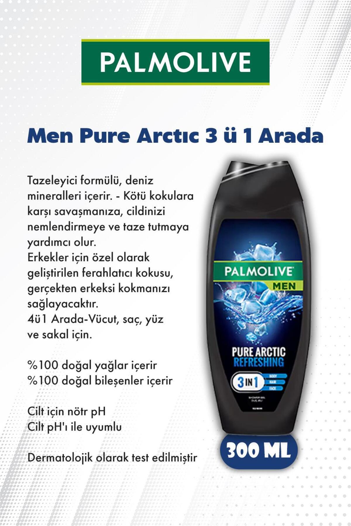 Men Pure Arctıc 3'ü 1 Arada 500 ML Duş Jeli X2 ve ROSIE
