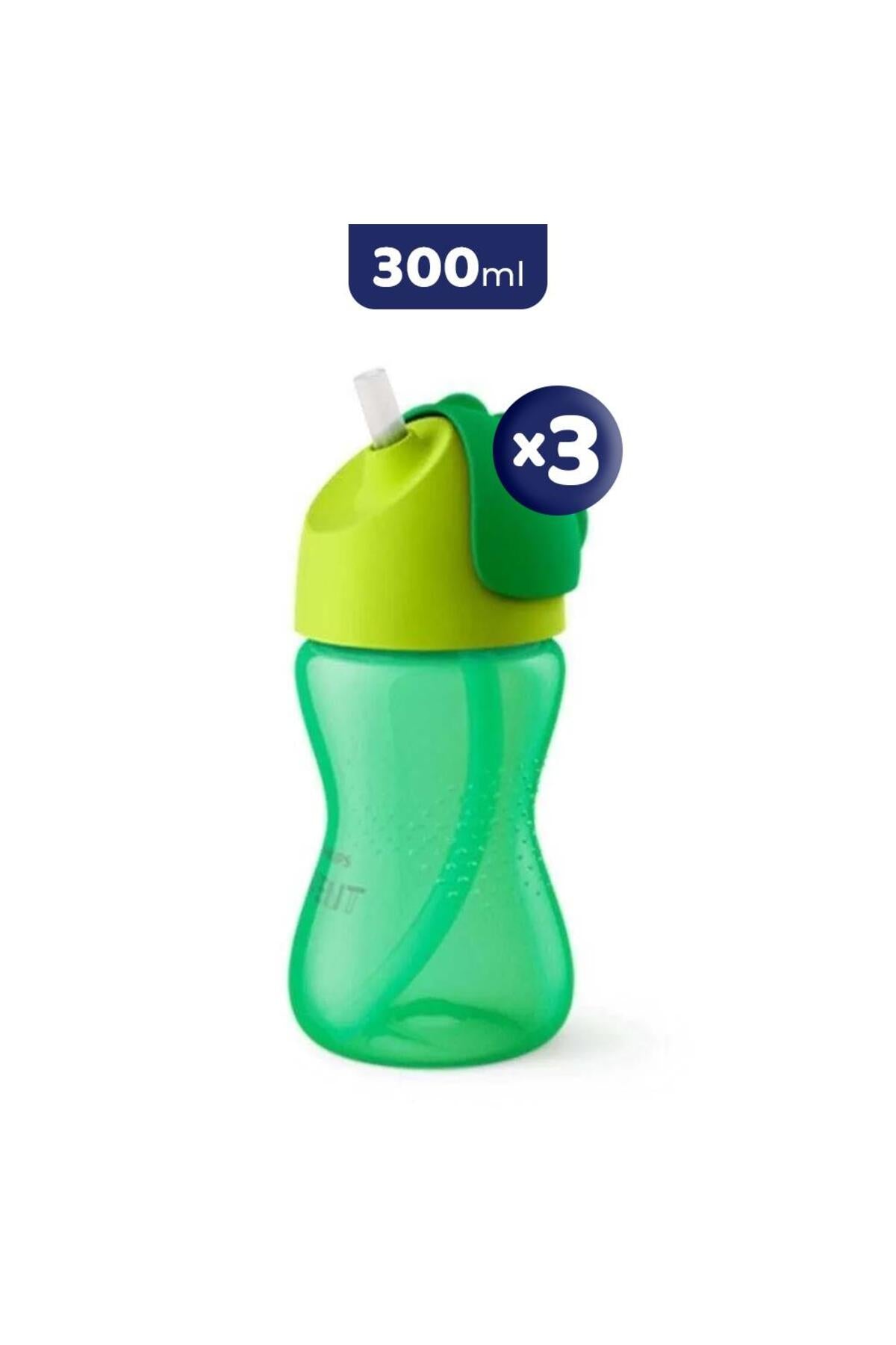 Desenli Pipetli Bardak 300 Ml Erkek 12m+ X 3