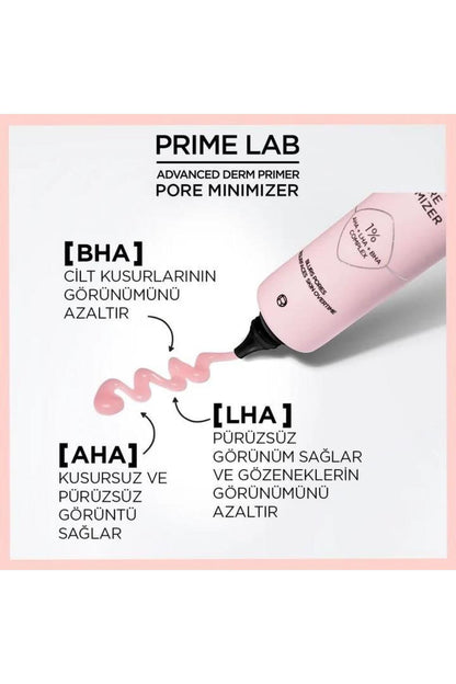 3 Adet Loreal Paris Prime Lab 24H Gözenek Küçültücü Makyaj Bazı ve ROSIE