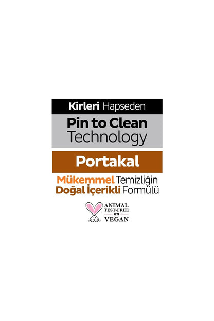 Portakal 100 yaprak x 2 paket Yüzey Temizlik Havlusu ve ROSIE