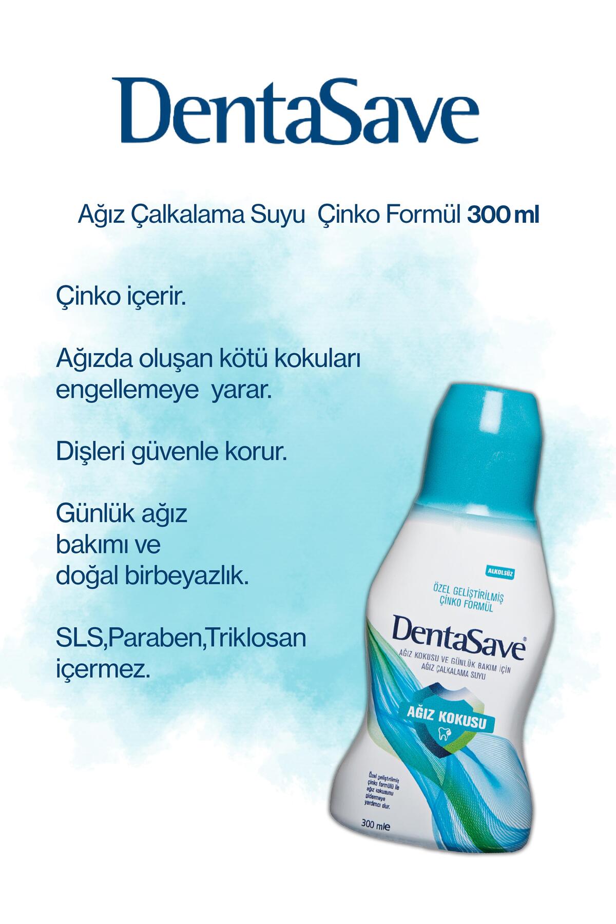 5 AL 4 Öde Ağız Çalkalama Suyu Ağız Kokusu Çinko Formül 300 ml ve Rosie