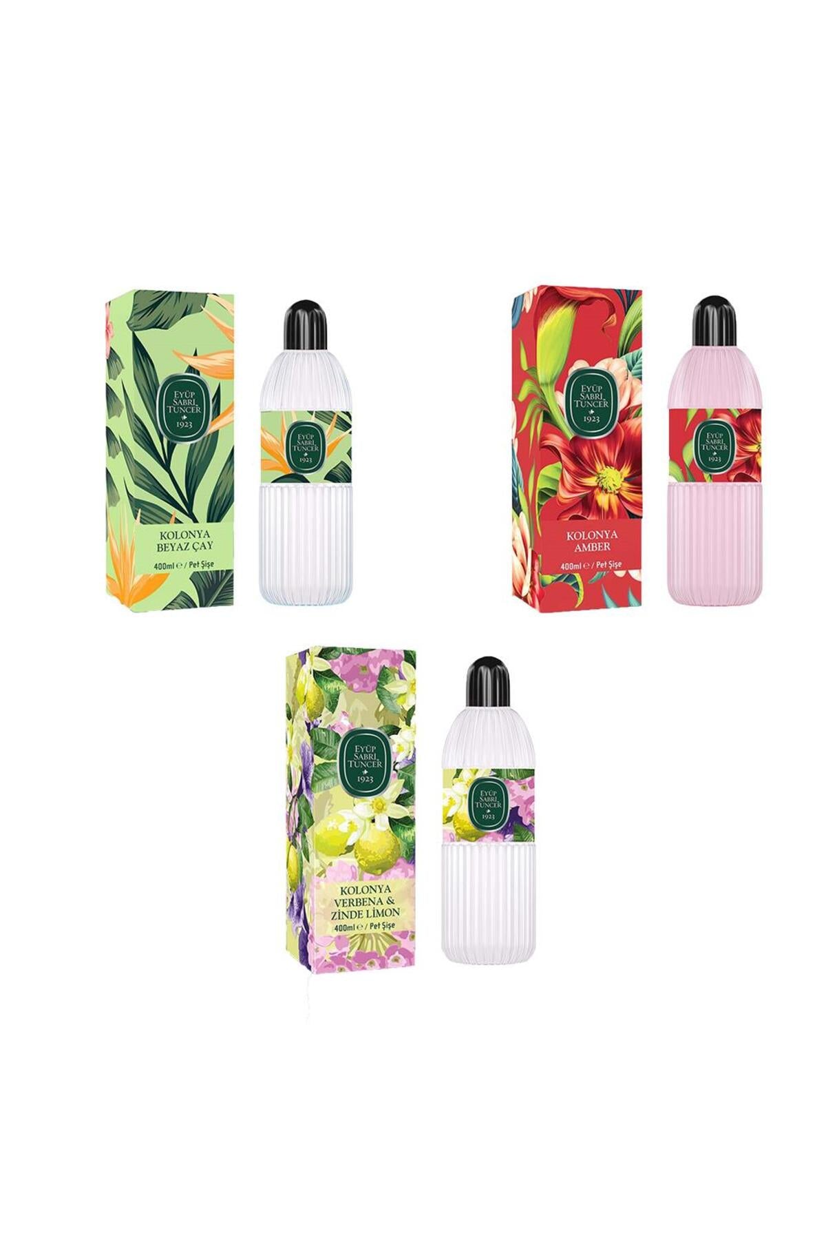 Kolonya Verbena & Zinde Limon, Beyaz Çay ve Amber