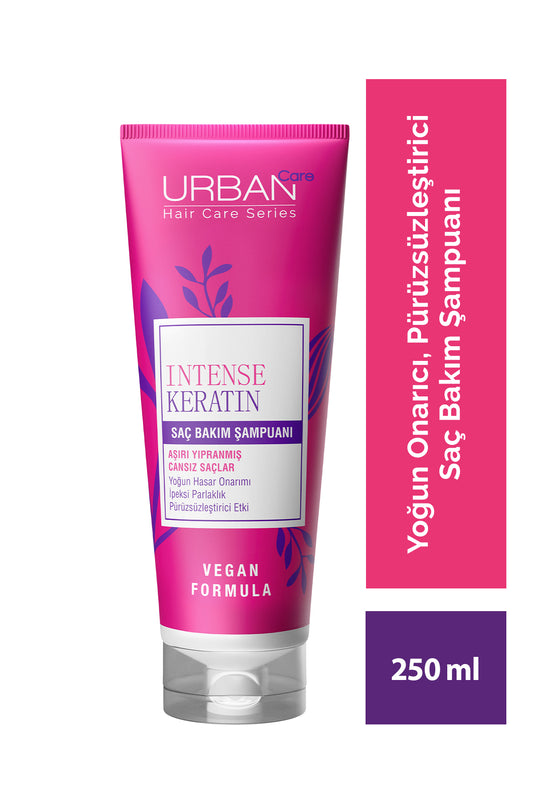 Intense Keratin Aşırı Yıpranmış Saçlara Özel Saç Bakım Şampuanı-250 Ml-vegan