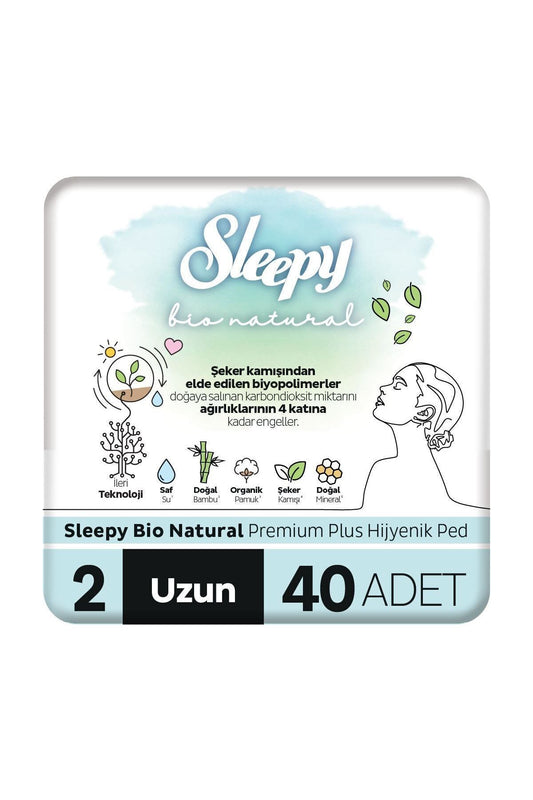 Bio Natural Premium Plus Hijyenik Ped Uzun 40 Adet Ped