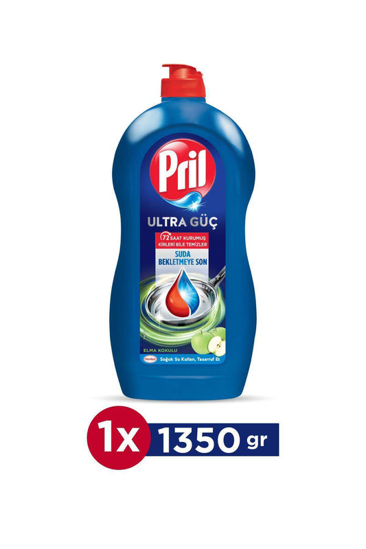 Ultra Güç Sıvı Bulaşık Deterjanı Amasya Elması 1306 ml Hijyen Soğuk Suda Etkili