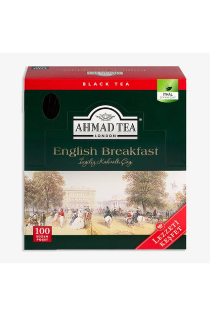 2 paket English Breakfast Bardak Poşet Çay 100’lü 200 G ve Oda Kokusu