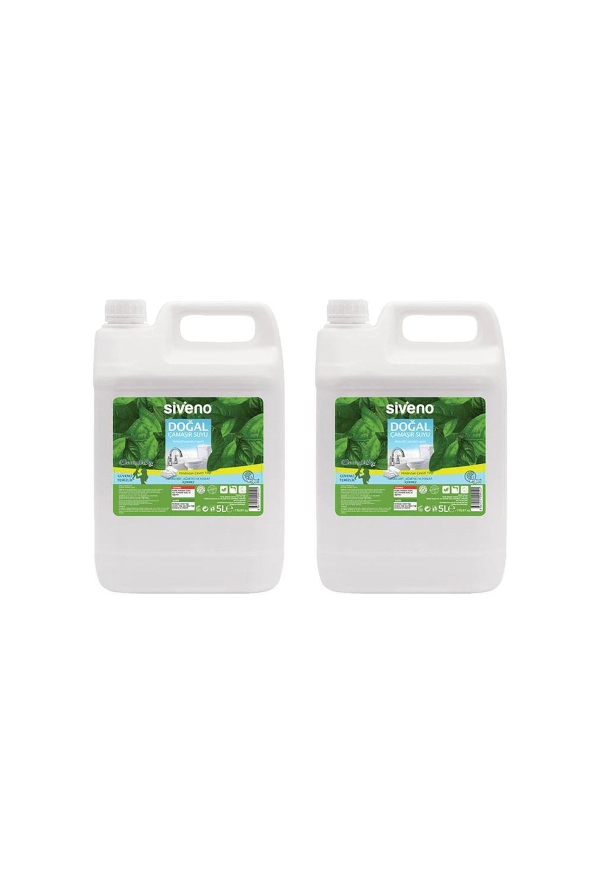 Doğal Çamaşır Suyu 5 Lt X 2