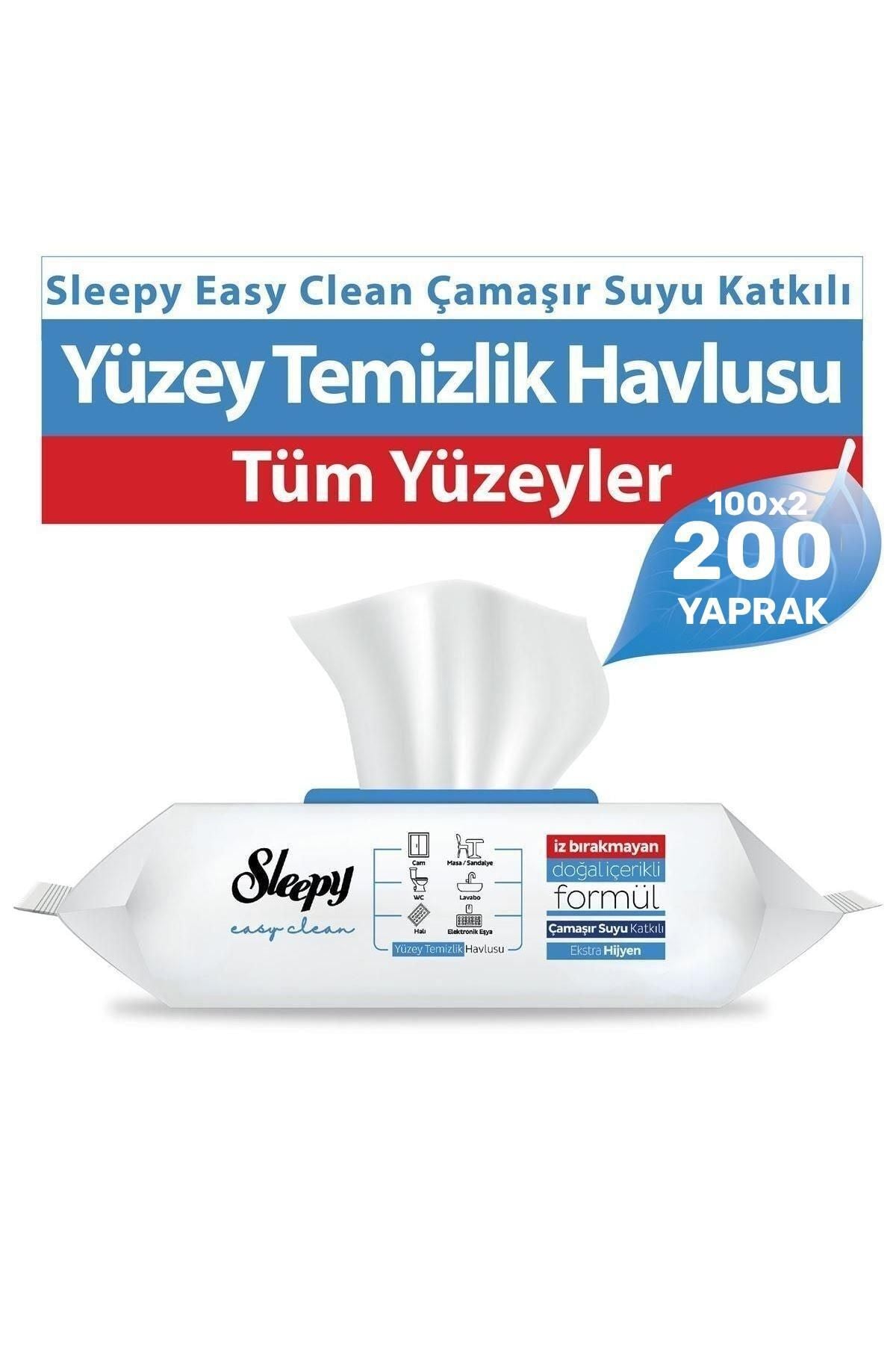 Easy Clean Çamaşır Suyu Katkılı Yüzey Temizlik Havlusu 100 Yaprak 2 Adet