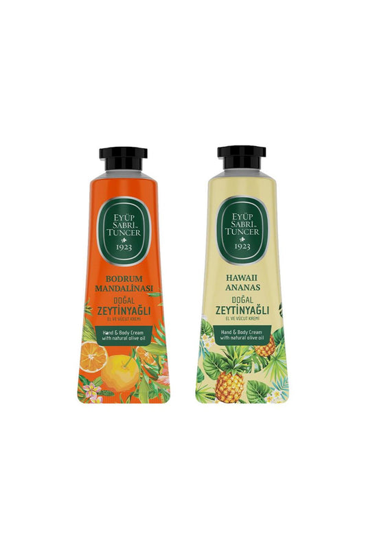 El ve Vücut Kremi Bodrum Mandalinası ve Havaii Ananas 50 ml