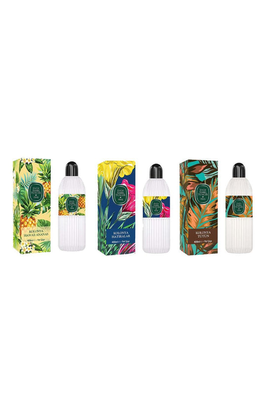 Kolonya Hawaii Ananas, Hatıralar ve Tütün Pet Şişe 400 ml